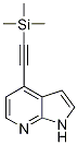 4-((Trimethylsilyl)ethynyl)-1H-pyrrolo[2,3-b]pyridine Structure,1015609-91-2Structure