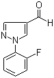 1-(2-Fluorophenyl)-1h-pyrazole-4-carboxaldehyde Structure,1015845-52-9Structure