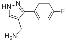 1-[3-(4-Fluorophenyl)-1h-pyrazol-4-yl]methanamine Structure,1015846-17-9Structure