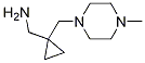 ({1-[(4-Methyl-1-piperazinyl)methyl]cyclopropyl}methyl)amine Structure,1015846-52-2Structure