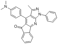 4-(4-Dimethylamino-phenyl)-3-methyl-1-phenyl-1h-indeno[1,2-b]pyrazolo[4,3-e]pyridin-5-one Structure,1016225-51-6Structure