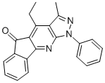 4-Ethyl-3-methyl-1-phenyl-1h-indeno[1,2-b]pyrazolo[4,3-e]pyridin-5-one Structure,1016225-56-1Structure