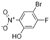 4-Bromo-5-fluoro-2-nitrophenol Structure,1016234-87-9Structure