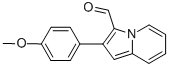 2-(4-Methoxyphenyl)indolizine-3-carboxaldehyde Structure,101624-26-4Structure