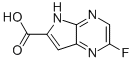 2-Fluoro-5H-pyrrolo[3,2-b]pyrazine-6-carboxylic acid Structure,1016241-84-1Structure