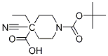 1-Tert-butyl4-ethyl4-cyanopiperidine-1,4-dicarboxylate Structure,1016258-66-4Structure