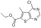 Ethyl 4-chloro-5-methylthieno[2,3-d]pyrimidine-6-carboxylate Structure,101667-98-5Structure