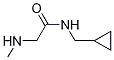 Acetamide, n-(cyclopropylmethyl)-2-(methylamino)- Structure,1016764-96-7Structure