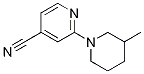 2-(3-Methylpiperidin-1-yl)isonicotinonitrile Structure,1016828-56-0Structure