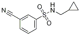 3-Cyano-n-(cyclopropylmethyl)benzenesulfonamide Structure,1016869-27-4Structure