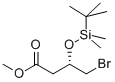 Methyl (s)-(-)-4-bromo-3-tert-butyldimethylsilyloxybutanoate Structure,101703-35-9Structure