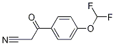 3-[4-(Difluoromethoxy)phenyl]-3-oxopropanenitrile Structure,1017036-63-3Structure