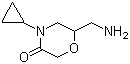 6-Aminomethyl-4-cyclopropyl-morpholin-3-one Structure,1017215-55-2Structure