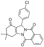 13-(4-Chloro-phenyl)-3,3-dimethyl-2,3,4,13-tetrahydro-indazolo[1,2-b]phthalazine-1,6,11-trione Structure,1017238-94-6Structure