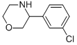 3-(3-Chlorophenyl)morpholine Structure,1017396-60-9Structure