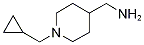 1-[1-(Cyclopropylmethyl)-4-piperidinyl]methanamine Structure,1017400-92-8Structure