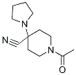 1-Acetyl-4-pyrrolidin-1-ylpiperidine-4-carbonitrile Structure,1017468-05-1Structure