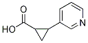 2-(3-Pyridinyl)cyclopropanecarboxylic acid Structure,1017553-74-0Structure