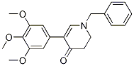 1-Benzyl-5-(3,4,5-trimethoxy-phenyl)-2,3-dihydro-1h-pyridin-4-one Structure,1017601-65-8Structure