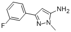 5-(3-Fluoro-phenyl)-2-methyl-2h-pyrazol-3-ylamine Structure,1017781-28-0Structure