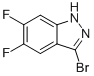 3-Bromo-5,6-difluoro-1h-indazole Structure,1017781-94-0Structure