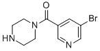 (5-Bromo-3-pyridinyl)(piperazino)methanone Structure,1017782-91-0Structure