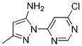 1-(6-Chloropyrimidin-4-yl)-3-methyl-1h-pyrazol-5-amine Structure,1018473-22-7Structure