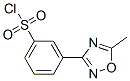 3-(5-Methyl-1,2,4-oxadiazol-3-yl)benzenesulfonyl chloride Structure,10185-62-3Structure