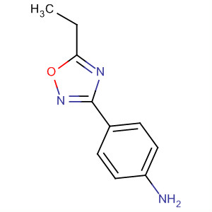 3-(4-Aminophenyl)-5-ethyl-1,2,4-oxadiazole Structure,10185-71-4Structure