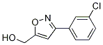 (3-(3-Chlorophenyl)isoxazol-5-yl)methanol Structure,101862-42-4Structure