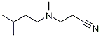 3-[Methyl(3-methylbutyl)amino]propanenitrile Structure,1019125-05-3Structure