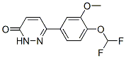 3(2H)-Pyridazinone, 6-[4-(difluoromethoxy)-3-methoxyphenyl]- Structure,101975-10-4Structure