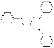 Phenylmercury borate(technical) Structure,102-98-7Structure