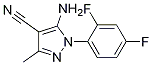 5-Amino-4-cyano-1-(2,4-difluorophenyl)-3-methyl-1H-pyrazole Structure,1020057-92-4Structure