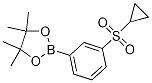 2-(3-(Cyclopropylsulfonyl)phenyl)-4,4,5,5-tetramethyl-1,3,2-dioxaborolane Structure,1020206-37-4Structure