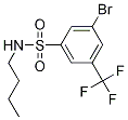 N-butyl-3-bromo-5-(trifluoromethyl)benzenesulfonamide Structure,1020252-83-8Structure