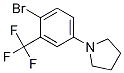 1-(4-Bromo-3-trifluoromethylphenyl)pyrrolidine Structure,1020252-86-1Structure