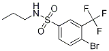 N-propyl-4-bromo-3-trifluoromethylbenzenesulfonamide Structure,1020253-00-2Structure