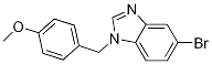 5-Bromo-1-(4-methoxybenzyl)-1H-benzo[d]imidazole Structure,1020253-11-5Structure