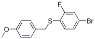 (4-Bromo-2-fluorophenyl)(4-methoxybenzyl)sulfane Structure,1020253-12-6Structure