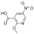 2-Methoxy-5-nitronicotinic acid Structure,1020635-54-4Structure