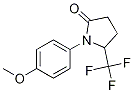 1-(4-Methoxyphenyl)-5-(trifluoromethyl)pyrrolidin-2-one Structure,1020717-93-4Structure