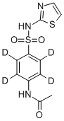 N-acetylsulfathiazole-d4 bromide Structure,1020718-91-5Structure