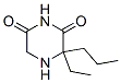 2,6-Piperazinedione,3-ethyl-3-propyl-(6ci) Structure,102154-07-4Structure