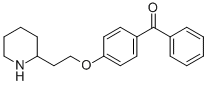 4-(2-Piperidylethoxy)benzophenone Structure,102156-42-3Structure