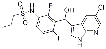 N-(3-((5-chloro-1h-pyrrolo[2,3-b]pyridin-3-yl)(hydroxy)methyl)-2,4-difluorophenyl)propane-1-sulfonamide Structure,1021854-28-3Structure