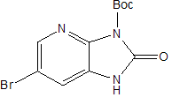 6-Bromo-1,2-dihydro-2-oxo-3h-imidazo[4,5-b]pyridine-3-carboxylic acid,1,1-dimethylethyl ester Structure,1021919-65-2Structure