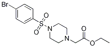 Ethyl2-(4-(4-bromophenylsulfonyl)piperazinoacetate Structure,1022353-79-2Structure