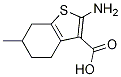 2-Amino-4,5,6,7-tetrahydro-6-methylbenzo[b] thiophene-3-carboxylic acid Structure,1022396-45-7Structure