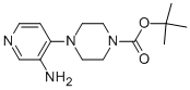 Tert-butyl 4-(3-amino-4-pyridinyl)-1-piperazinecarboxylate Structure,1023298-54-5Structure